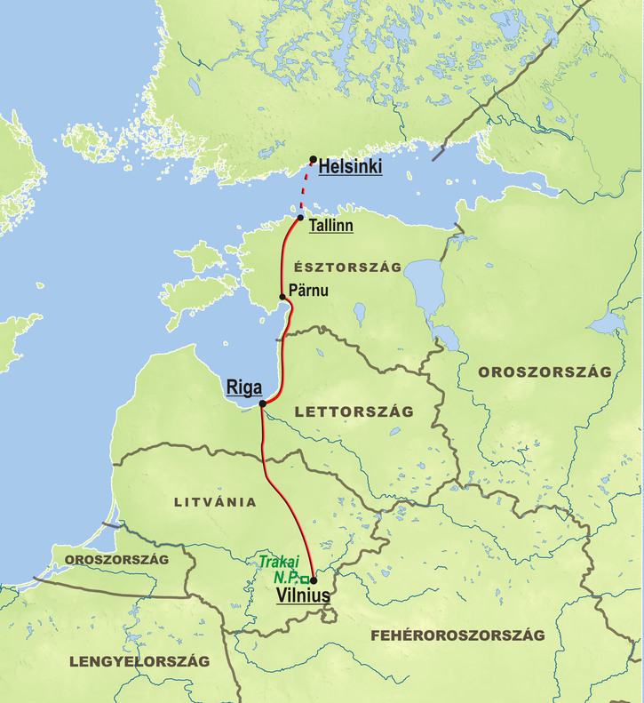Baltikum körutazás