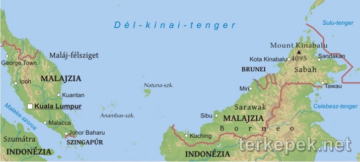 Malájzia - Borneó - Brunei Szultánság - Szingapúr - Langkawi-sziget