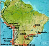 Dél-Amerika 6+1 térkép
