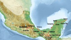 Mexikó II. térkép