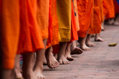 Laosz - szerzetesek
