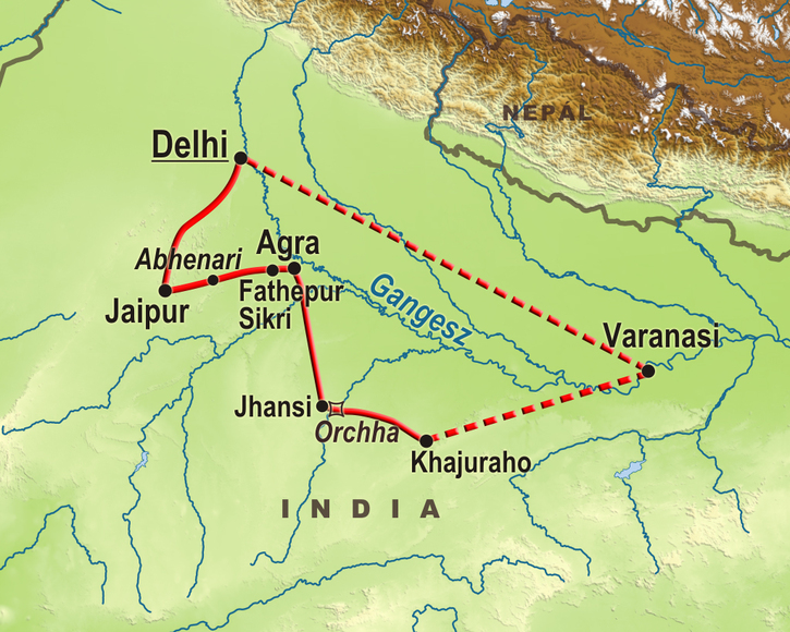 A Gangesz szentélyei és az Aranyháromszög